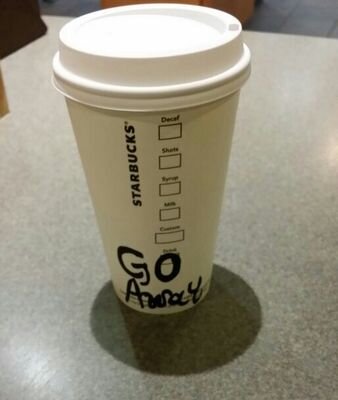 I'm a Starslave. I complain a lot because I can't do it at work. My tweets are not supported by Starbucks, I'm just here to vent.