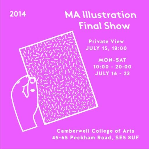 MAillustration's profile picture. Camberwell College of Arts Postgraduate Illustration Show 2014  - July 15th to 23rd #illustration