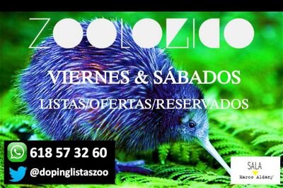 La mejor FIESTA esta en Zoologico Club | Edm Electro y Pachangeo en nuestra segunda planta! Descuentos,  y Listas Oficiales: JEFE RRPP ANTONIO DOPING 618573260