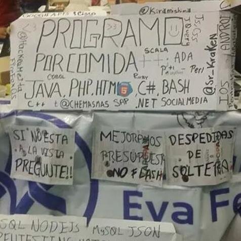 ProgramoxComida's profile picture. Ayudamos a desarrollar tu proyecto / idea. ¿Eres desarollador? te encontramos comida... y trabajo.