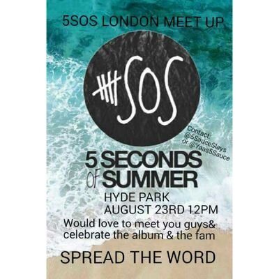 Follow if you're going to the 5sos London Meet up on August 23rd & click link in bio to attend 

@5sauceslays and @yaas5sauce