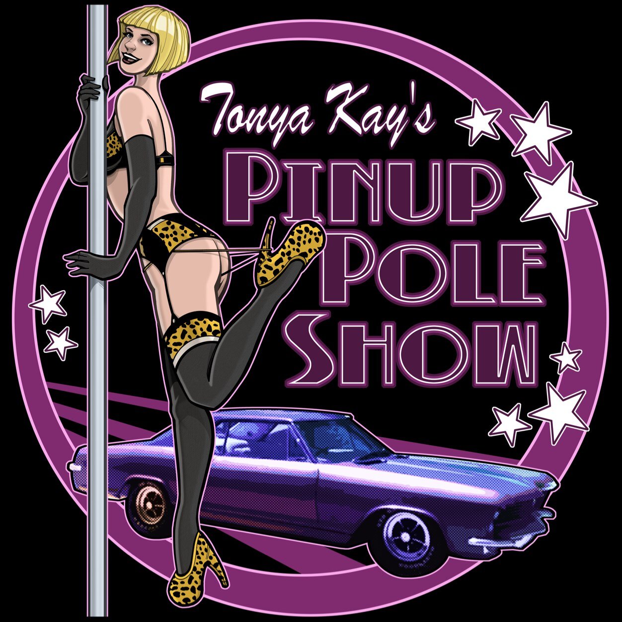 @TonyaKay's Pinup Pole Show - classic cars, pinup girls, retro burlesque and pole champions.