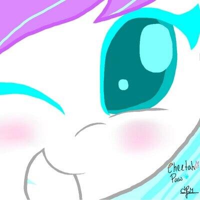 Hola amigos, soy yo, Cheetah Paw de YouTube, soy una pegasister de 12 años y me siento orgullosa de eso. BUYAAAA!!! DrawCast: meh!:3 Ssp: BlueJeans (wub ya -3•)