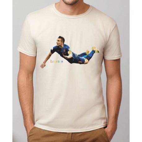 Worldcuplegends, the best sportsmen off the world printend on T-shirt