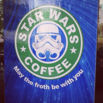 The unofficial twitter of the coffee lines at San Diego Comic Con. May the froth be with you. If you have a coffee line you wish to tell us about, let us know!