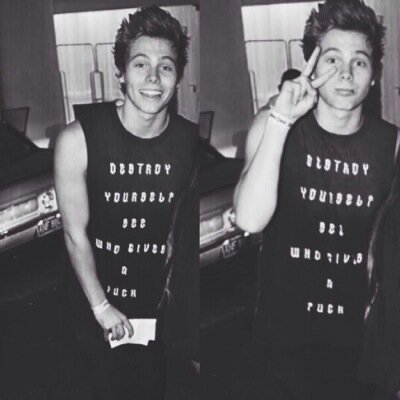 Follow my privat accout @rocklikeash + my friend @niallxftlukex