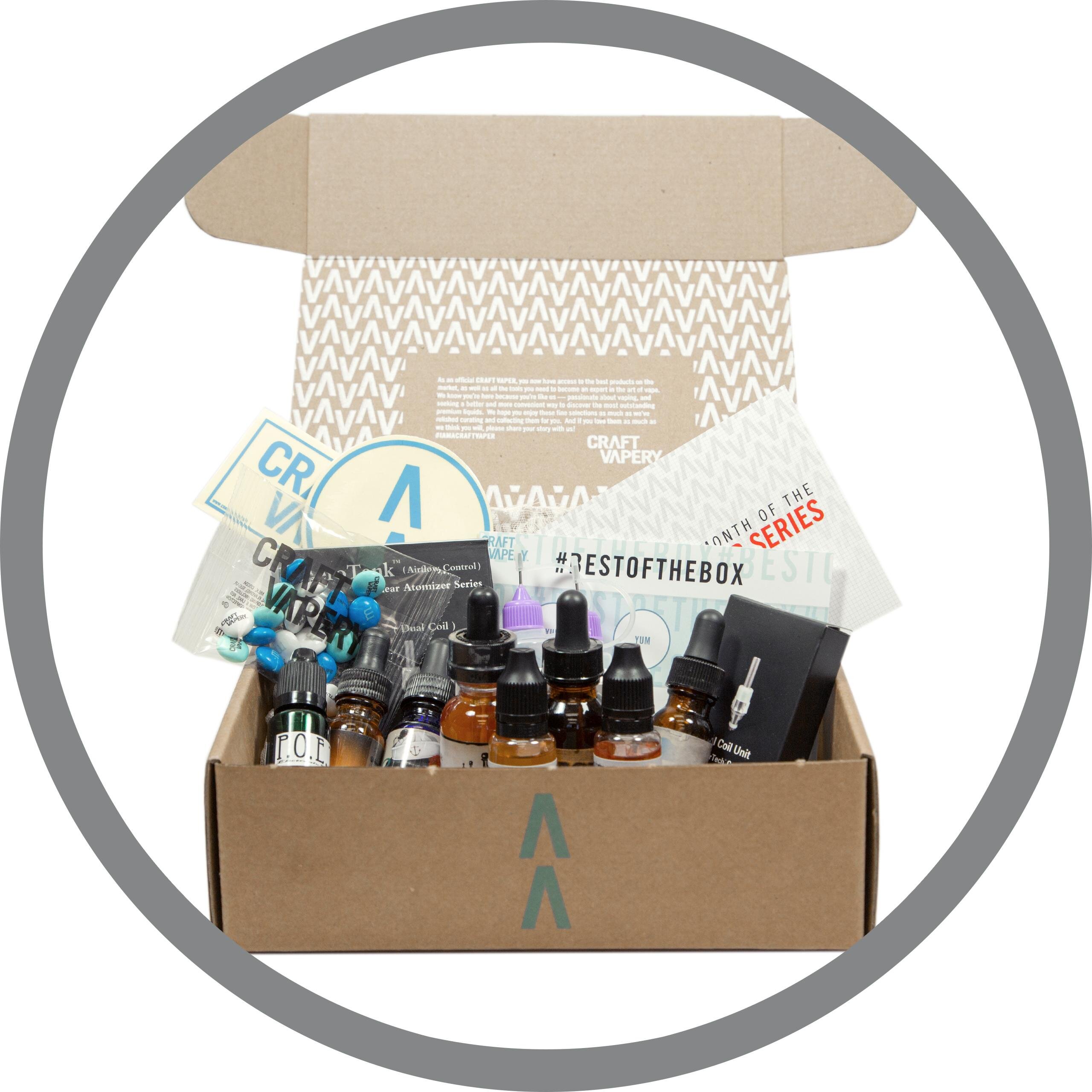 Monthly Curated Vaping Subscription service offering Hand-picked flavors to match your tastes.