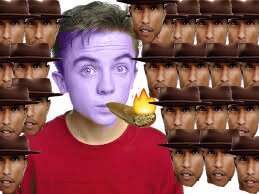 Sippin lean like Cody Banks The blunt got you weezin like stevie lmao
