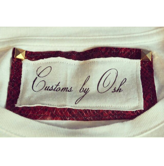 Instagram @Oshthedesigner Info@customsbyosh.com