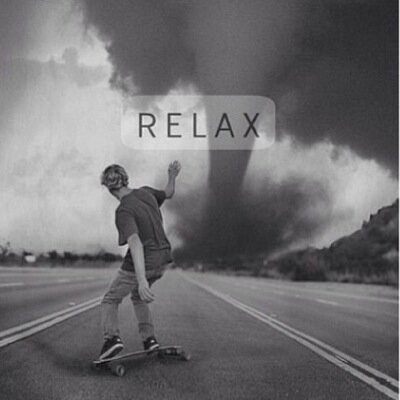 Why cant we all just kick back roll one and chill
