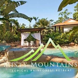 Misty Mountains Tropical Rainforest Retreat is exclusively occupied by only one couple at a time delivering a perfect luxury romantic paradise.