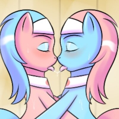 We are Aloe And Lotus. We work at the spa in Canterlot