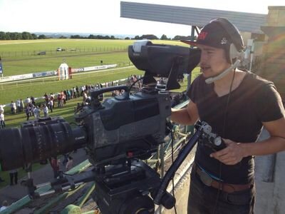 Camera Operator + Football Fan