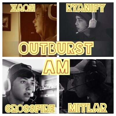 OutBurstAM~Players~ @MLGxaqh @Ryhan @Jacmitlar_OG ~Youth AM team MLG Varient~Esports competitive team~ 1x tourney win with the squad |