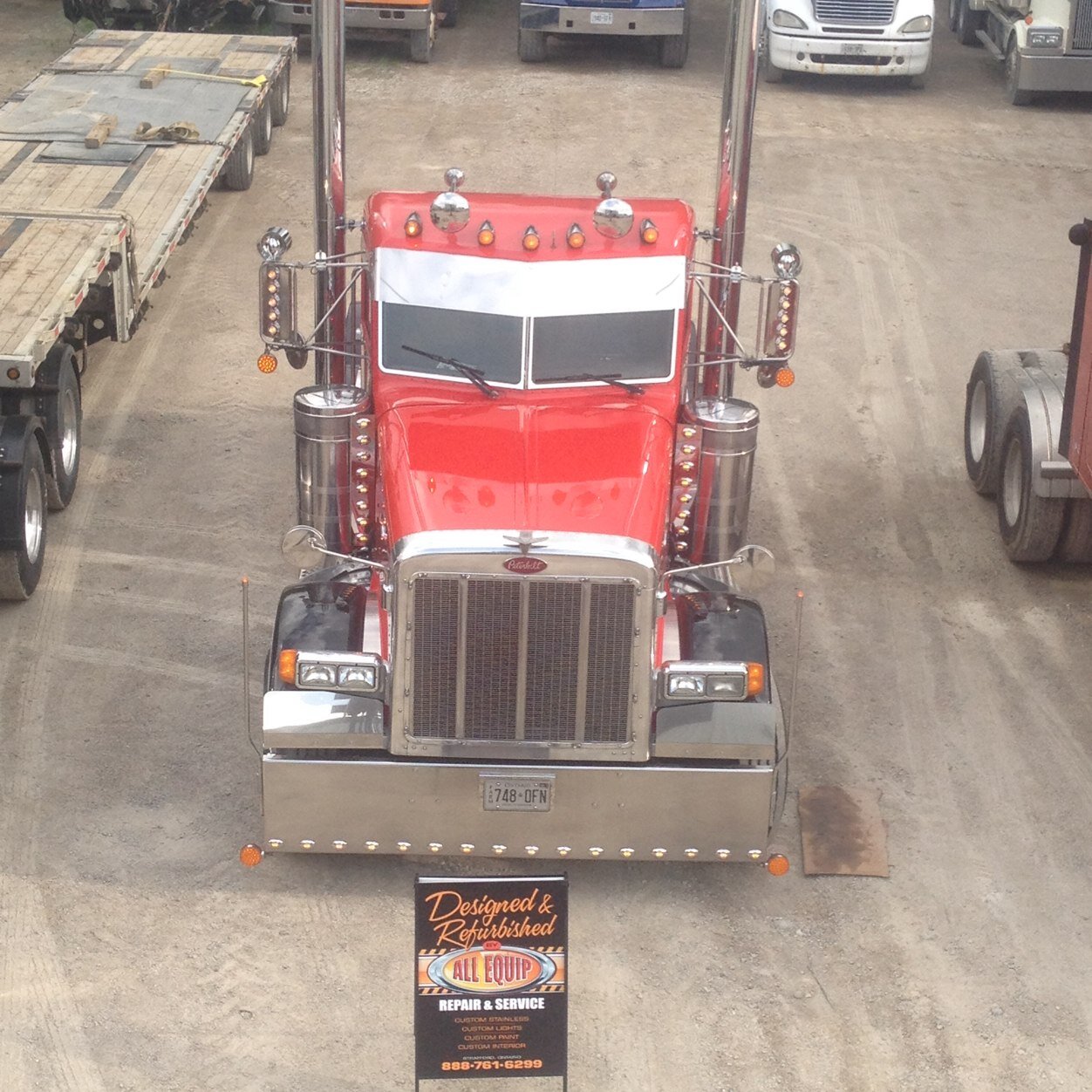 Truck, trailer, and equipment repair shop