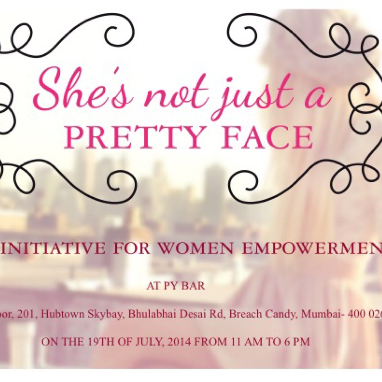 A social campaign for the upliftment and empowerment of woman in our society.