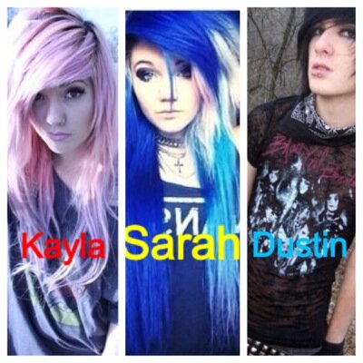 (Kayla: 17 Single Bi) {Sarah: 17 single bi unicorn} [Dustin: 17 bi Single as a Pringle]