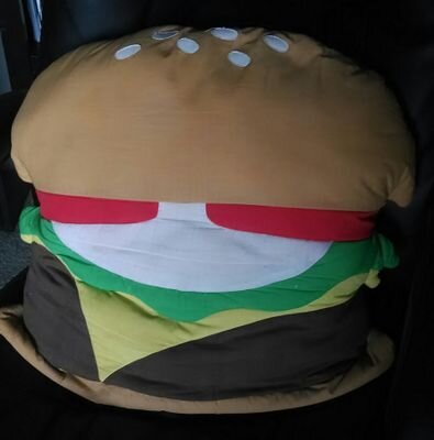 A Cheeseburger Pillow
