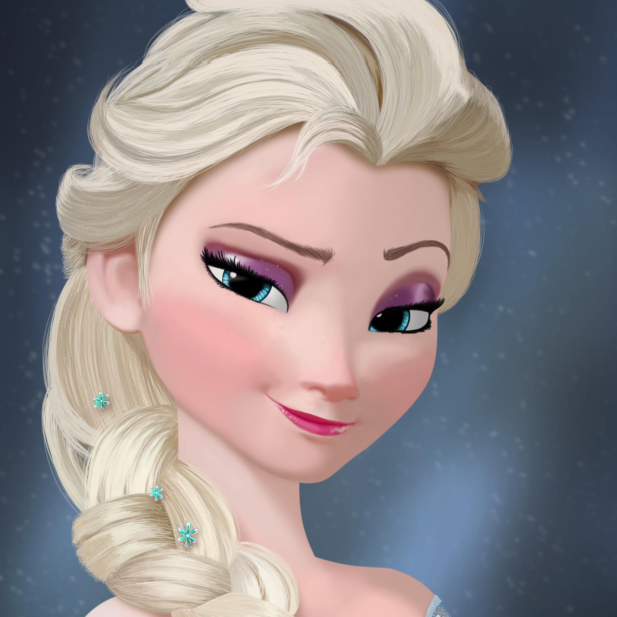I'm Elsa the ice and snow queen and queen of arendelle sister of Anna #single.