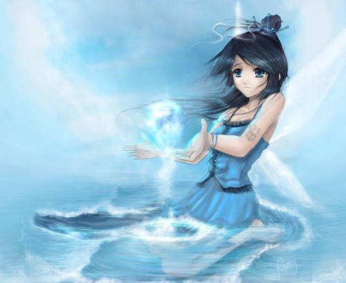 I'm a water Pixie. PIXIE. P.I.X.I.E! Not a fairy! I had to fly away from home, I don't know why but my Sensei told me to leave... (Male/OCRP/Yaoi/Detailed)
