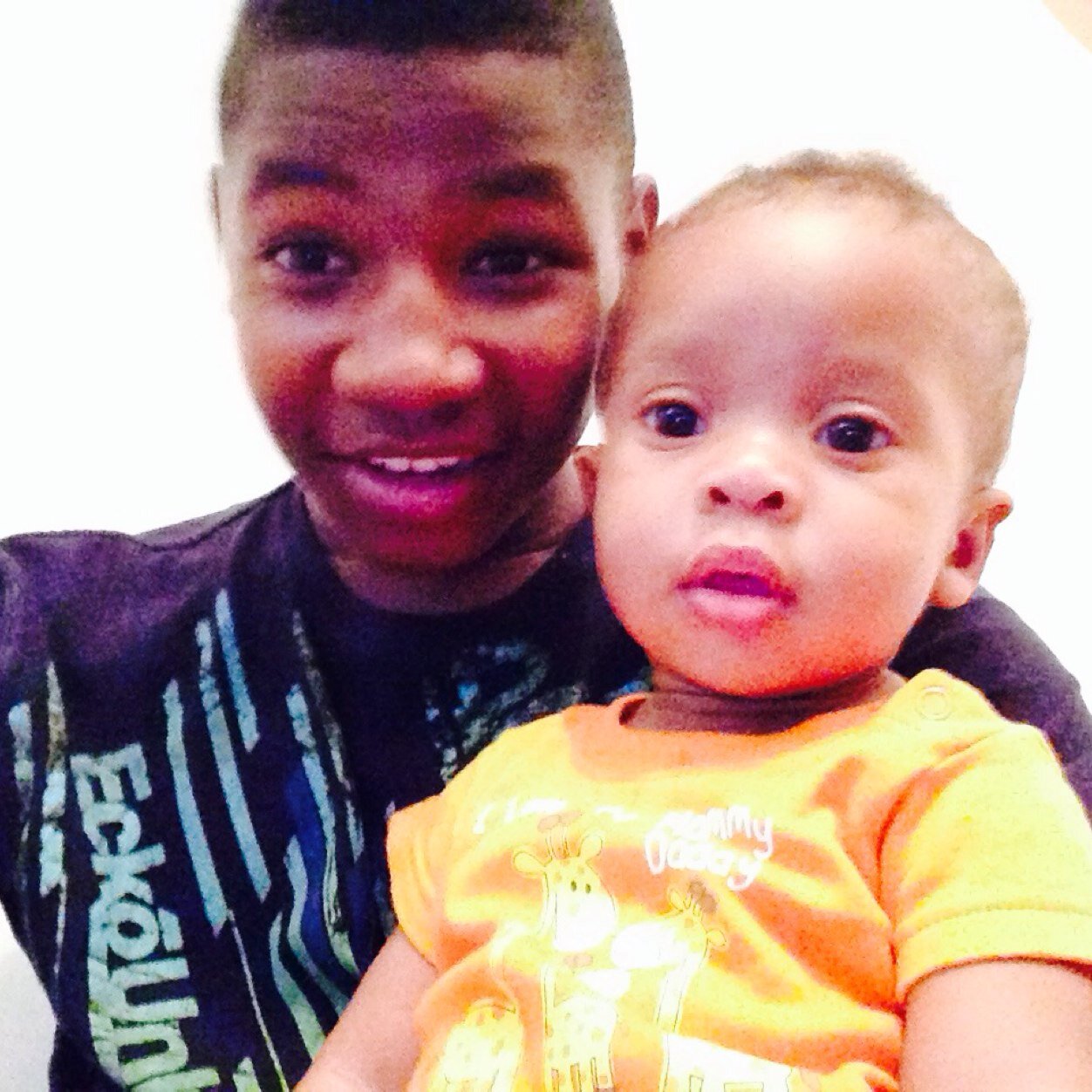 Me and my nephew just chillin