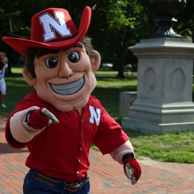 I'm Herbie Husker, the Mascot for Nebraska. Go Big Red.