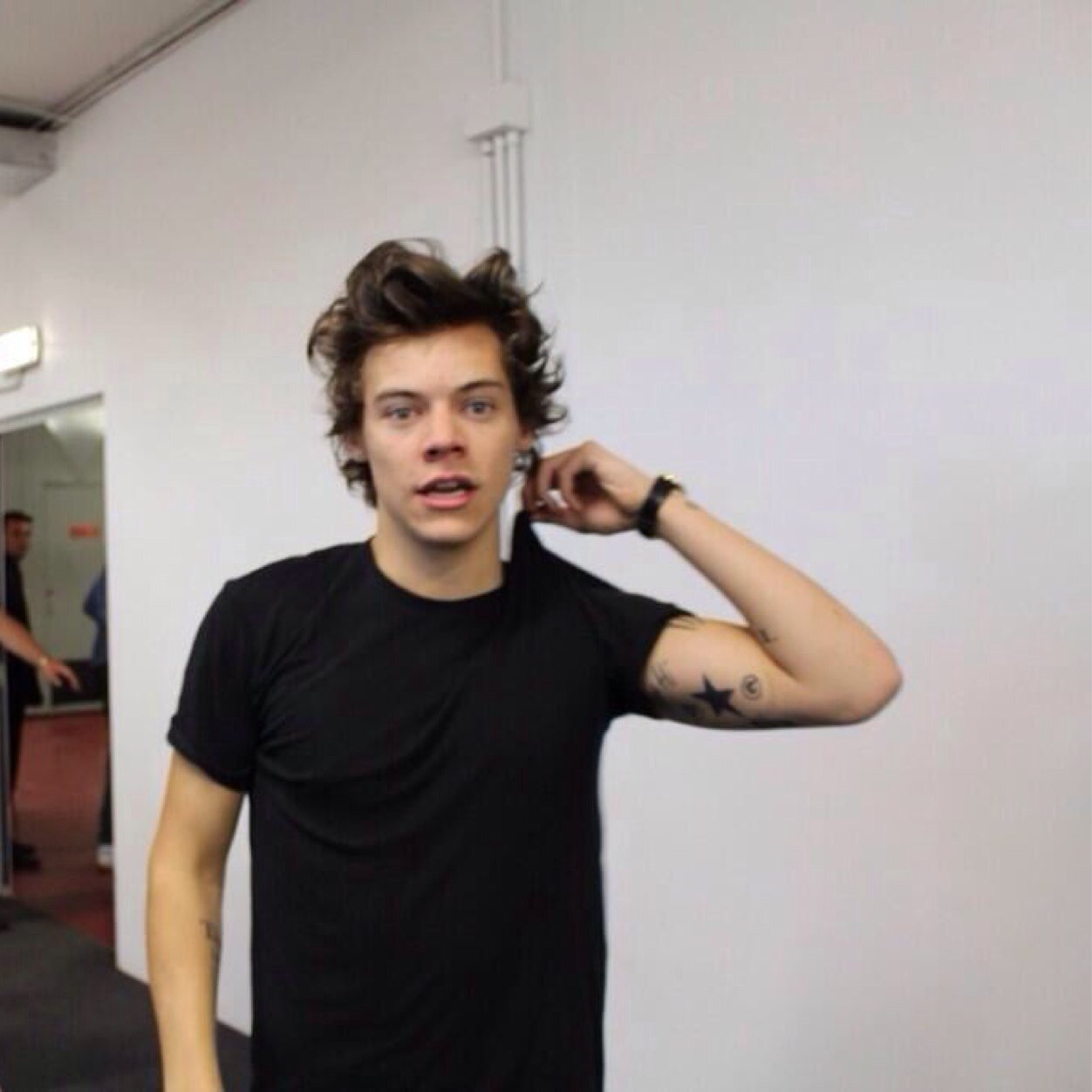 six foot something with the skinny jeans