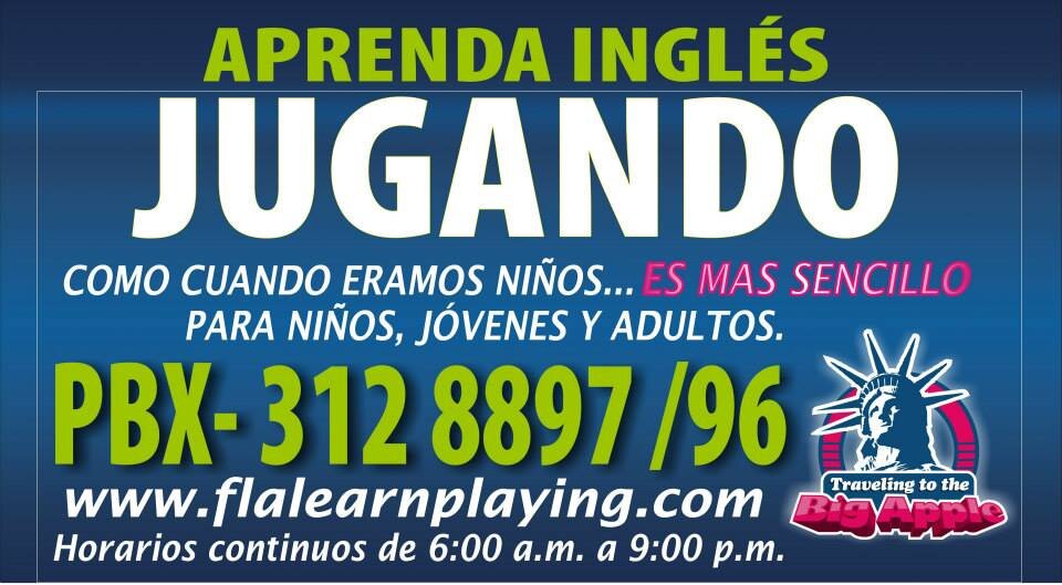 Aprenda Ingles Jugando, diviértete con nosotros, Sede Norte y Sur en Cali