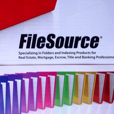 FileSource supplies specialty filing products (Folders & Index Tabs) for Escrow, Mortgage, Real Estate, and assorted Health & Financial Companies.