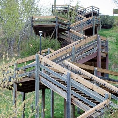You love me/You hate me.  Bring it on!!.  I assist in making legs and glutes look amazing. #memorialstairs #yyc