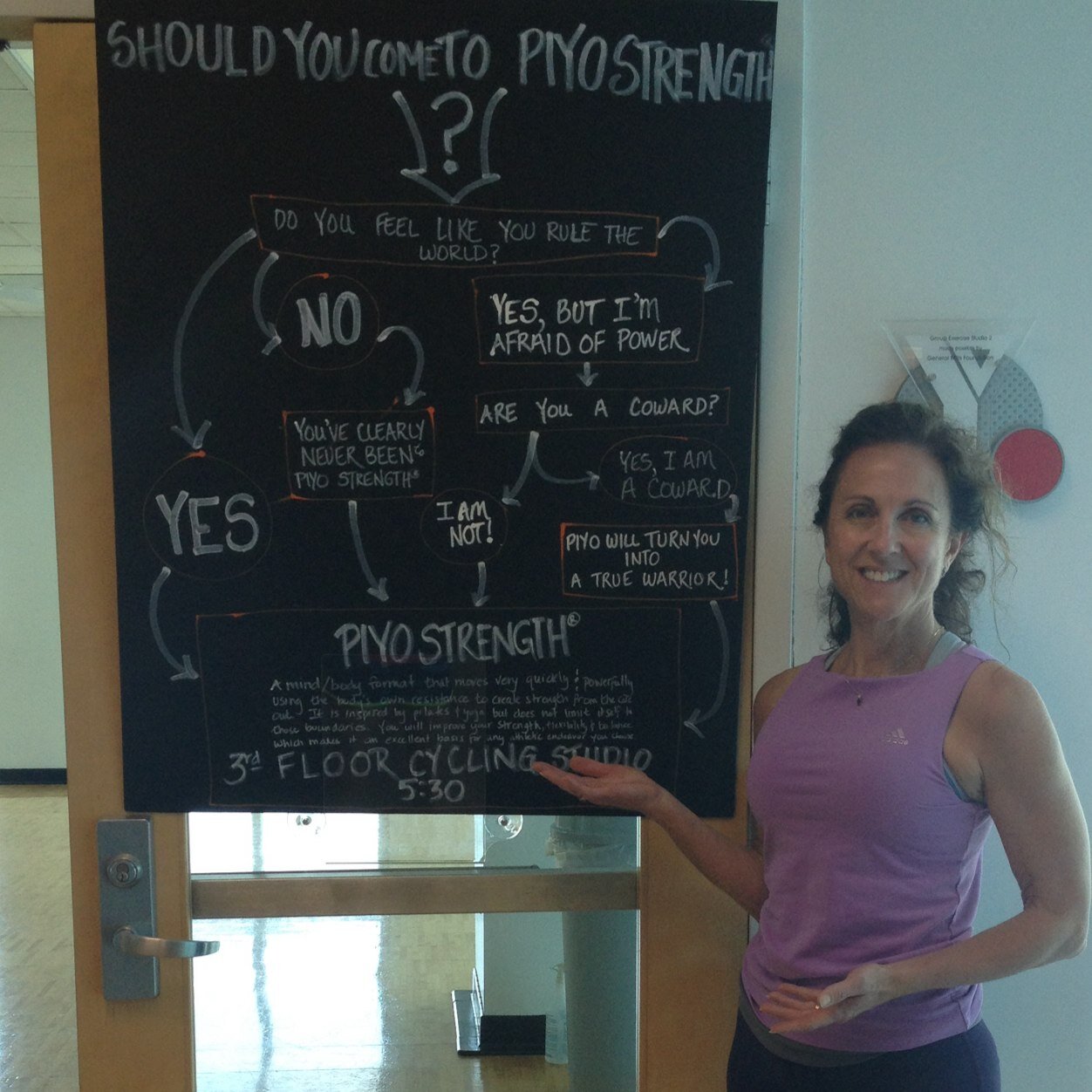 Piyo and Cycling Instructor at the Clark and Floyd County YMCA. Tuesdays- 6AM (Clark) Thursdays- 5:30 PM (Floyd) Fridays- 9AM (Clark)
