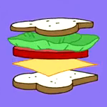 A randomly generated sandwich, every day at lunchtime (12PM PST)