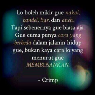 Di sinih kita saling mengenal I am may everting