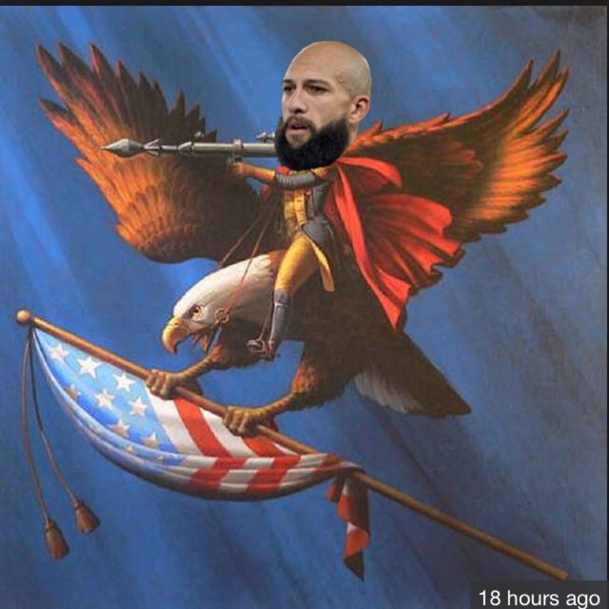 American hero, World cup record for most saves no big deal. I save a lot of shit