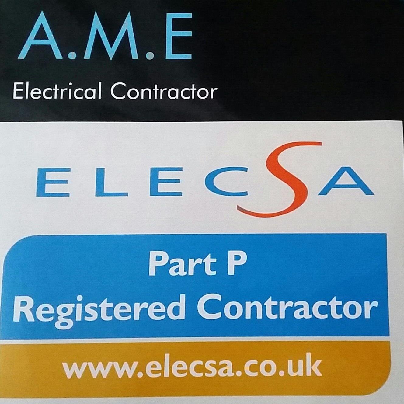 A.M.E Electrical Contractors are experienced, fully qualified #electricians. We work on domestic, commercial and industrial sites across the South #ELECSA