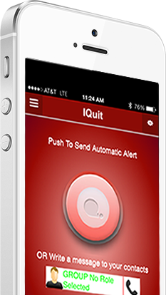 iQuit App connects you with others fighting the same battles you are.