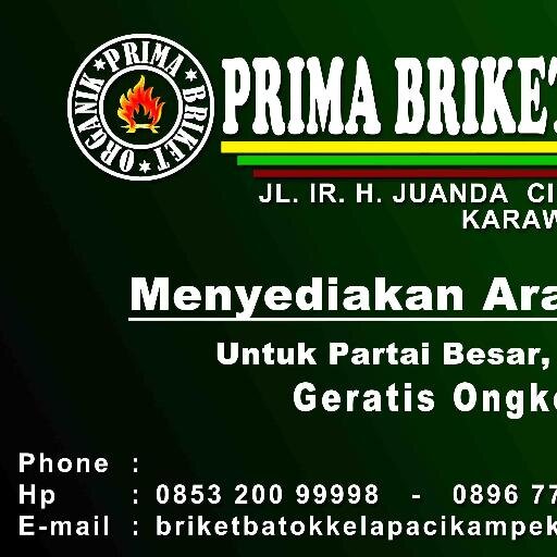 Distribusi Briket Areng Batok Kelapa