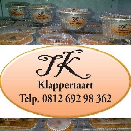 TK_Klappertaart's profile picture. MENERIMA PESAN ANTAR KLAPPERTAART ORIGINAL, DUREN, KEJU, COKLAT, STRAWBERRY, KURMA, NANGKA, MOKA, dgn ukuran Cups, 100 gr, S 200 gr, M 500 gr, L 1000gr, XL 2 kg