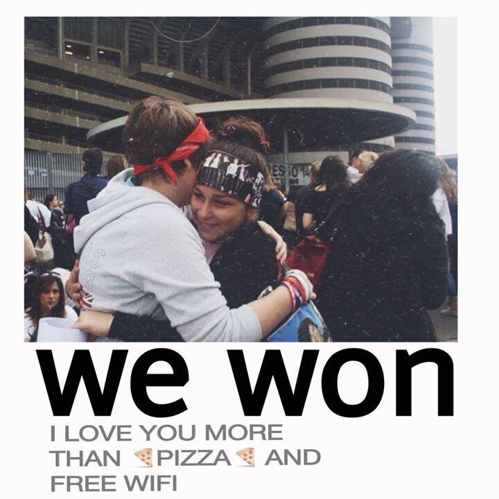 Io c'ero, ho visto i ragazzi, era tutto così perfetto. Non ho parole, vi amo. BEST DAY EVER 29/06/14