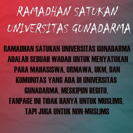 Ramadhan Satukan UG