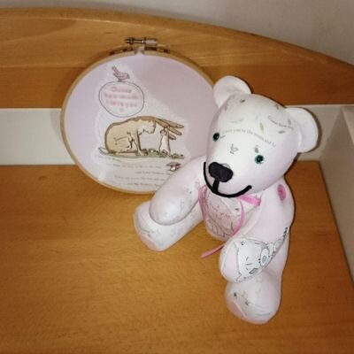 Here at Your Forever Memories, I turn your most memorable clothing items into a bear you can treasure forever!