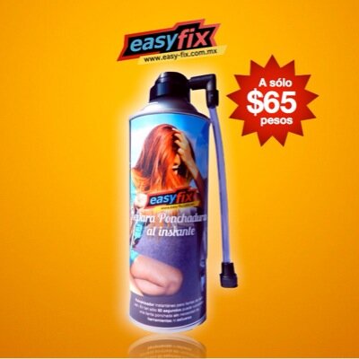 EasyFixMexico's profile picture. Easy-Fix es un vulcanizador para llantas de fácil uso. En tan sólo 50 segundos puede vulcanizar una llanta ponchada sin necesidad de herramientas y esfuerzo.
