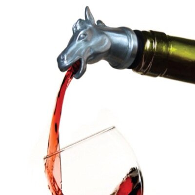 Menagerie wine pourer-aerators are the original stainless steel animal pourers.  They combine quality, functionality, durabilty, and style.