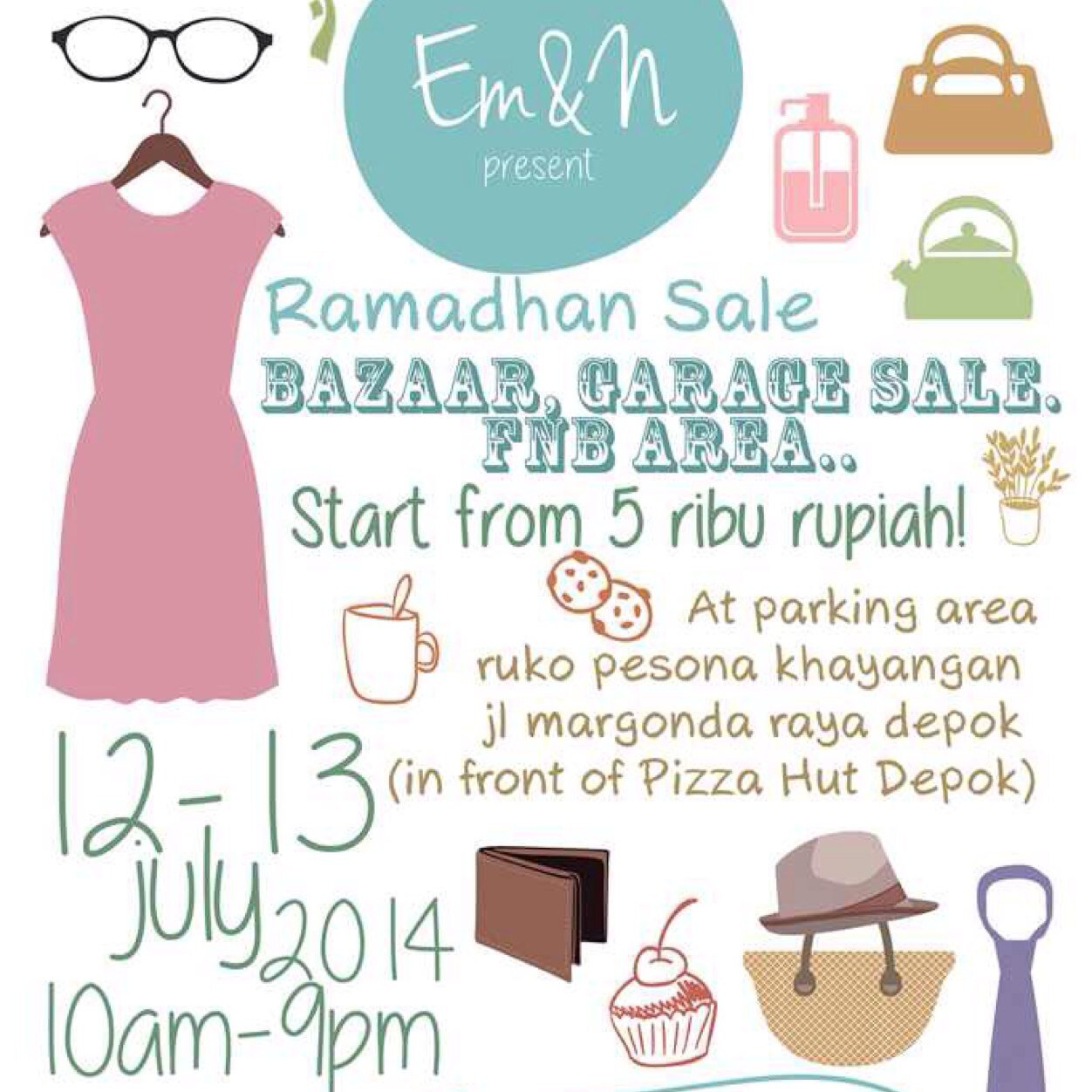 Em_Nbazaar's profile picture. Organize Bazaar and Garage Sale specially in Depok area.                                             For CP : 0812 105 1664 or 0815 100 63427