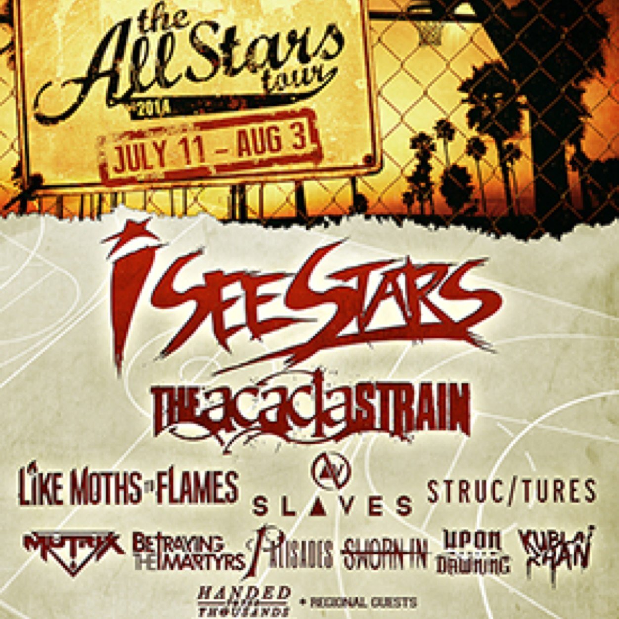 All Stars Tour coming to a city near you July 11- August 3