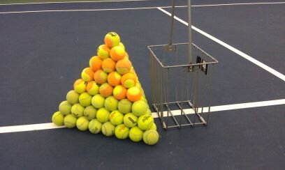 bust yellow balls for a living