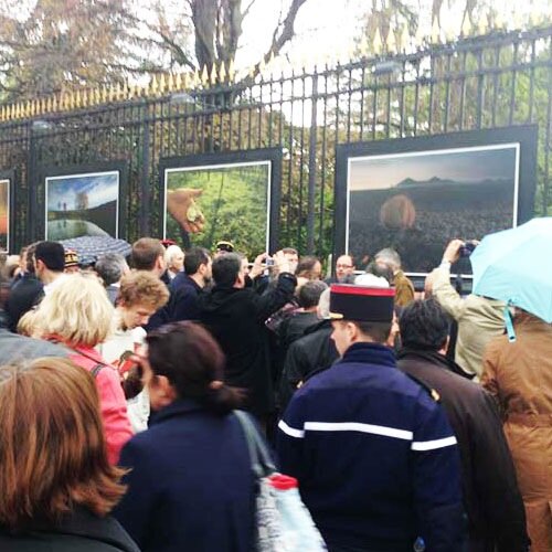 Fields of Battle 14-18.  Free to view photographic exhibitions in public places bringing the WW1 centenary to millions of people between 2014 and 2018.