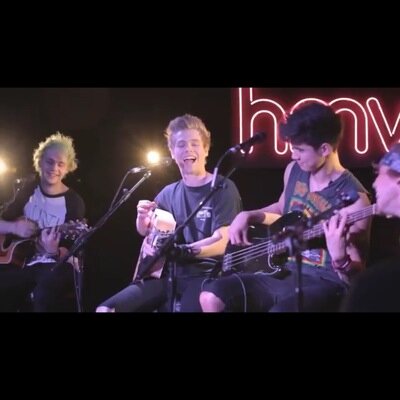 He is in a band and the (@5sos) do weird shit sometimes but that's why i love him/them..Luke, mike,callum,Ashton