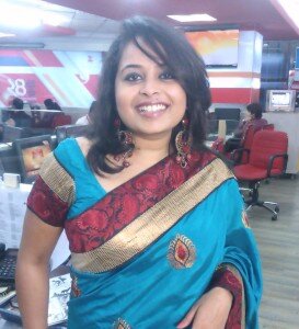 journalist, tv presenter, now working with zee media 24 ghanta