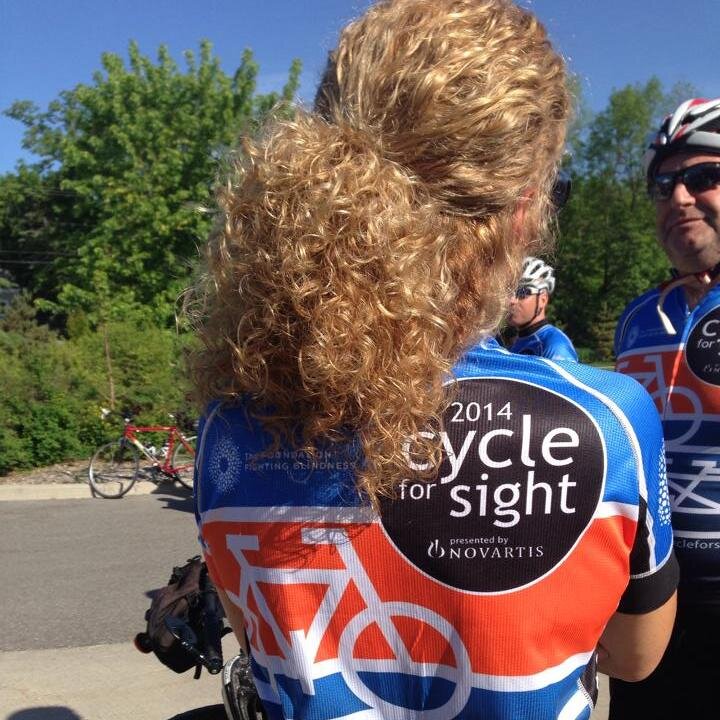 Raising awareness and funds #CycleforSight2014 so people with RP don't fear living in darkness
Raising awareness of mitochondrial diseases #BriellesBrigade2014
